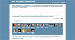 Desktop Screenshot of idee-matrimonio.artistiperhobby.it