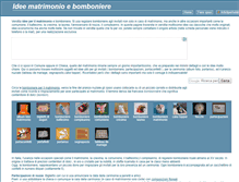 Tablet Screenshot of idee-matrimonio.artistiperhobby.it