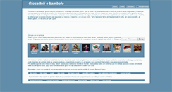 Desktop Screenshot of giocattoli-e-bambole.artistiperhobby.it
