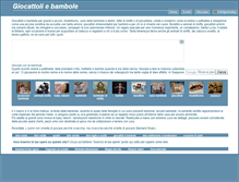 Tablet Screenshot of giocattoli-e-bambole.artistiperhobby.it